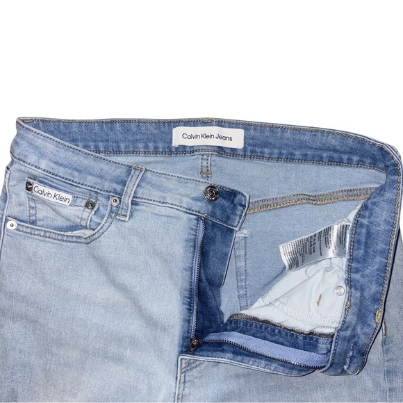 Calvin Klein High-Rise Skinny Ankle - Light Blue Jeans - Picture 6 of 10